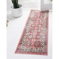 thumbnail image 1 of Unique Loom 3149342 2 x 6 Pi Sud-Ouest Aarhus Runner Rug&44; Rose, 1 of 2