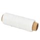 thumbnail image 2 of 50 Metros/Rollo 150D/16 Artesanía De Cuero Hilo De Coser Plana Mano Costura Hilo Encerado (Blanco), 2 of 7