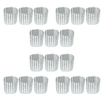 DECORNIJIA Napkin Ring Silver 30Pcs Table Decoration