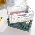 thumbnail image 6 of 5 Pack Mini Plastic Baskets for Organizing and Storage, Collapsible Space Saving Crates, Office Desk Drawer Organizer, Foldable Storage Bins for Household Organizing, 5.9 x 3.8 x 2.2 in, 6 of 8