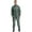 Gray, variant on Men's Pinstripe Long Sleeve Zipper Waterproof Hooded Jumpsuit Mechanic Coveralls Workwear Uniform Light Blue M