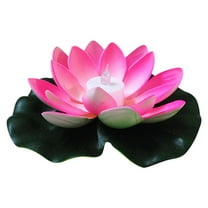 BNNG Floating Pool Lights,Lily Pad Pond Light LED Lotus Flower Lamp with Realistic Flower Petal Design,Battery Operated Multicolor Pool Accessories for Night,Outdoor Swimming Gifts,Garden Decor