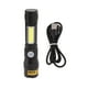 thumbnail image 1 of LED Flashlight USB Magnetic Charging 7 Gears Zoomable Black Light COB Handheld Bright Flashlight for Hiking, 1 of 5