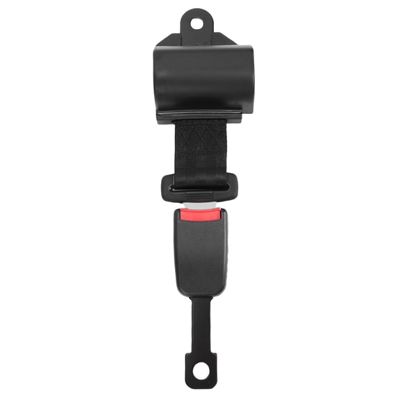 NFTIGB Universal Retractable Forklift Seatbelt 2-Point Adjustable Seat Belt for Golf Carts, UTVs, and Industrial Equipment, 43.3 in / 110 cm, Black