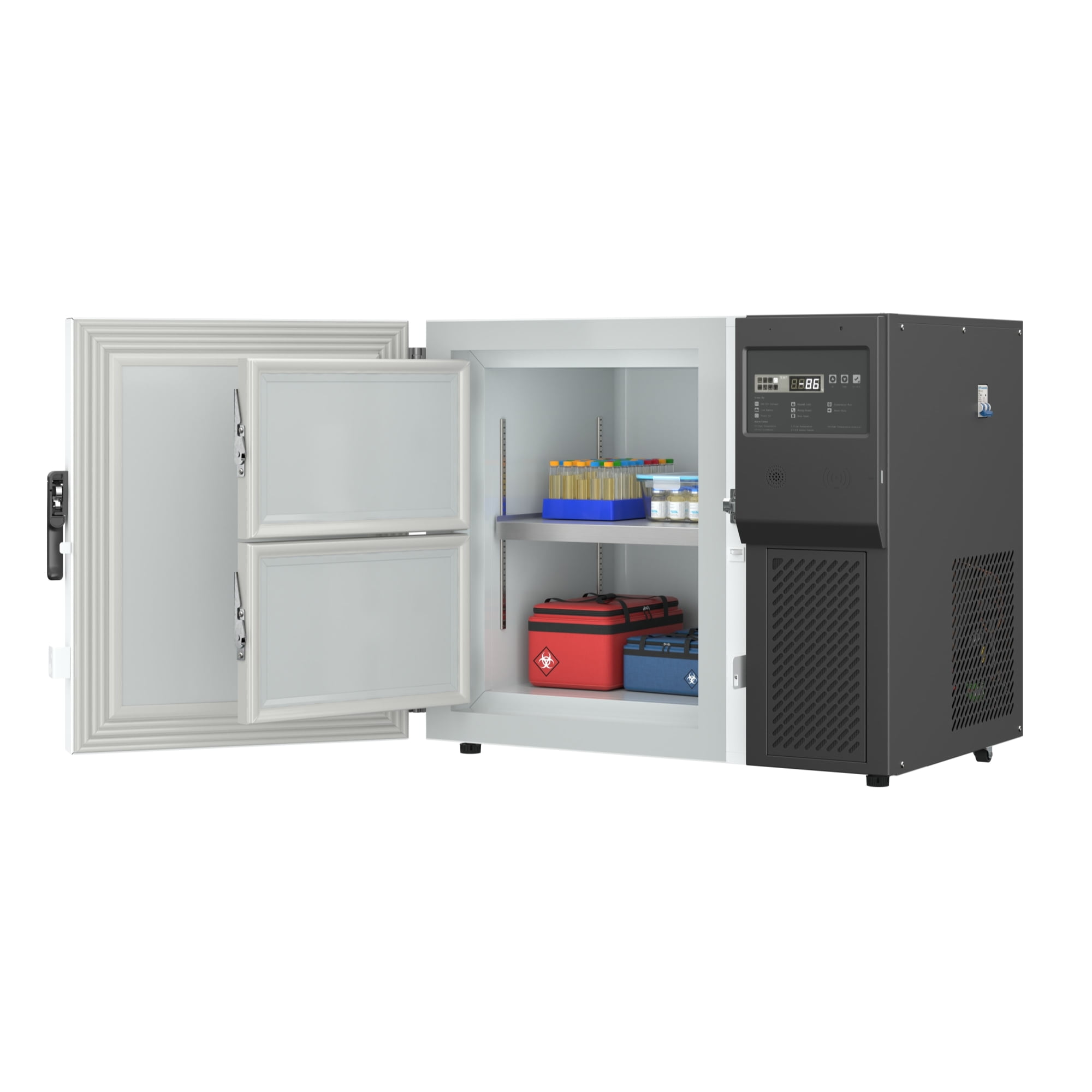 -86 C Undercounter Ultra Low Temp Medical Freezer with Multi Level Emergency Alarms, 4 cu. ft.