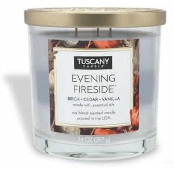 Evening Fireside® Long-Lasting Scented Jar Candle, 14 oz$$Home Decor, Kitchen, & Other