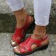 thumbnail image 2 of WILLBEST Sandalias Cómodas De Verano De Talla Grande Para Mujer Con Costuras, Suelas Gruesas Y Huecas., 2 of 9