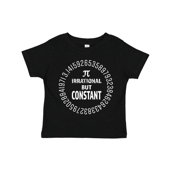 Inktastic Irrational but Constant- Pi Day Boys or Girls Toddler T-Shirt