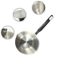 thumbnail image 2 of Small Stainless Steel Milk Pot Frying Pan Oil Splashing Pot Thick kitchen tools, 2 of 9