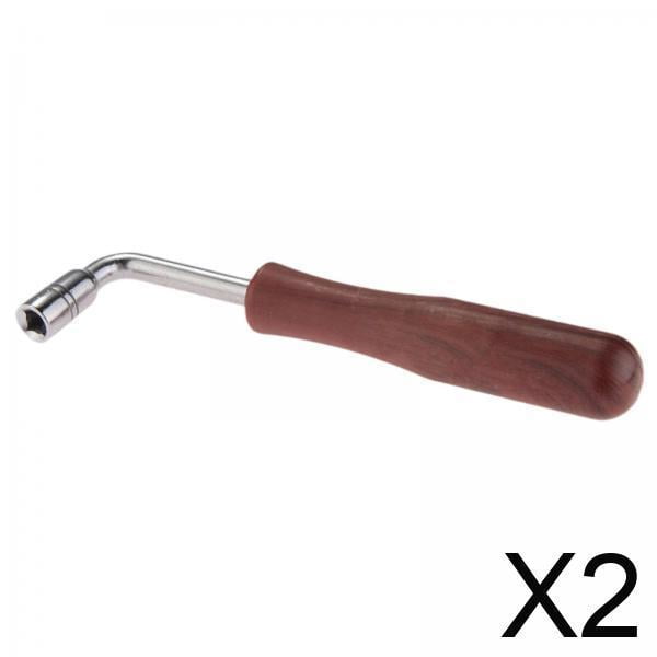 Llave para afinador de pianos,Llave para afinador de pianos Llave en forma de L cuadrada,Llave de martillo de afinación de forma cuadrada Guzheng,Llave cuadrada para piano Herramienta de llave