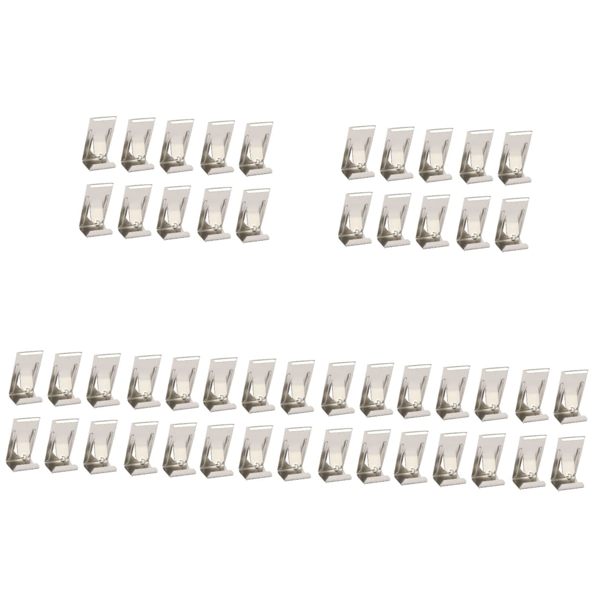 unbranded 250 Pcs  Photo Frame Clip Picture Frame Back Plate Buckle Picture Frame Hook