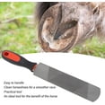 thumbnail image 2 of ZOUSSIQI 8 Inch Farrier Rasp File with Rubber Handle, Mini Horseshoe File Carbon Steel Farrier File Tool for Horses, Pig Hoof File, Goat Rasp, CA919-90844, 2 of 9