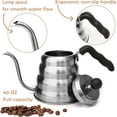 thumbnail image 5 of Mixpresso Gooseneck Pour Over Coffee Kettle 40oz Induction Stovetop Kettle, 5 of 8