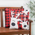 thumbnail image 6 of Evergreen Interchangeable Pillow Cover Set of 4, Let It Snow, 6 of 7