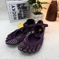 thumbnail image 4 of Vibram FiveFingers Women Training Shoes Split-Toe Barefoot Feel Yoga Pilates Dance Soft Shoes, 4 of 6