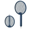 thumbnail image 1 of Matamoscas eléctrico, raqueta matamoscas recargable y plegable, matamoscas para exteriores e interiores, 1 of 6