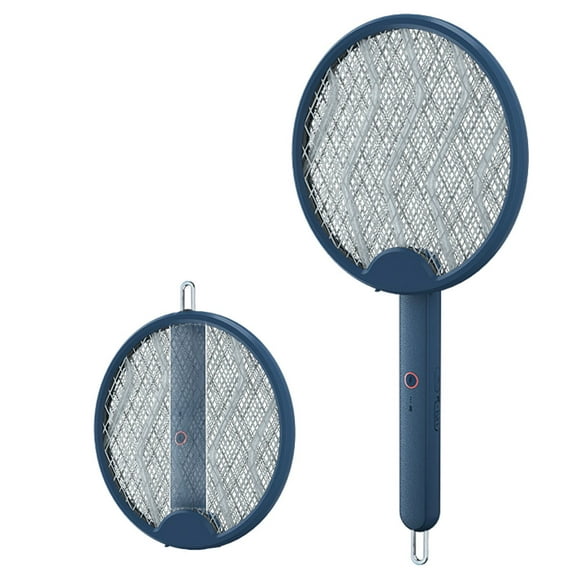 Electric Fly Swatter, Rechargeable Bug Zapper Racket Foldable, Mosquito Zapper Killer for Outdoor & Indoor
