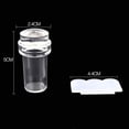 thumbnail image 2 of Jumpingount Clear Nail Art Stamper Schraper Set Transparant Siliconen Nail stempel Gereedschap Juegos de manicura, 2 of 6