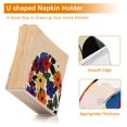thumbnail image 5 of Yayeee Napkin Holder for Table Kitchen Paper Tissue Organization, Large Colorful Flowers Pattern, 5 of 8