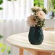 thumbnail image 5 of Florero Cuadrado De Plstico Y Vidrio, 15 Cm De Alto, Ideal Para Arreglos Florales Frescos Y Secos. Perfecto Para Decoracin Del Hogar Y Eventos. Paquete De 1 Unidad. Transparente., Ukhbmc | Blue, 5 of 8