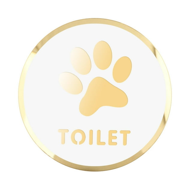 Letrero de inodoro, letrero de baño, pegatina, decoración de pared, cartel, calcomanías de baño, placa, señalización decorativa para baño, símbolo de