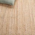 thumbnail image 5 of Safavieh Natural Fiber Dallas Striped Area Rug, Natural/Gray, 6' x 6' Round, 5 of 9