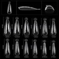 thumbnail image 3 of Iumwxz Manicure Sculpting Extend Nail Mould Without Paper With Scale 120 Pieces, 3 of 3