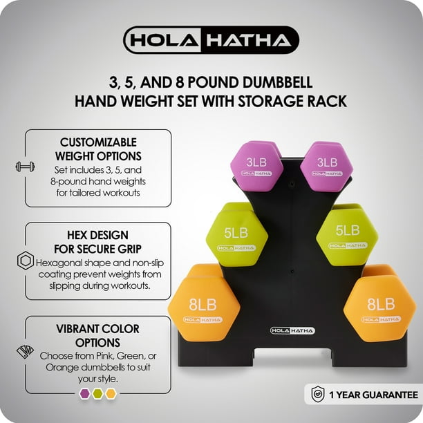 Hand weight sets with rack deals