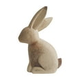 thumbnail image 3 of 2 PCS Natural Wood Rabbit Figurine, Unfinished Solid Wood Rabbit Statue for DIY Crafting and Farmhouse Decor, Spring and Easter Tabletop or Shelf Decoration for Home and Office, 3 of 8