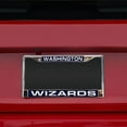 thumbnail image 2 of Washington Basketball Wizards Chrome Metal License Plate Frame Holder, 2 of 6