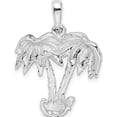thumbnail image 3 of Sterling Silver Polished Two Palm Trees Pendant(Length 29.68) - Jbsp, 3 of 3