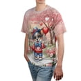 thumbnail image 4 of Happy Valentine’s Day Adorable Australian Cattle Dog Puppy Holding Heart Balloon All Over Print 3D Shirt Unisex Merch Heeler Lover Gifts - 00030, 4 of 6
