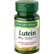 Nature's Bounty Lutein Softgels, 20 Mg, 40 Ct