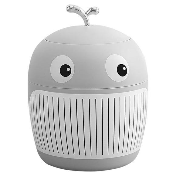Cute Whale Trash Can, Small Desktop Garbage Bin with Large Capacity, Cute and Lovely Whale Decoration,Multifunctional Mini Trash Can for Office, Tea Table, Store Stationery