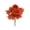 A003- C, variant on Artificial Leaves Fall Decorations Burnt Orange, Dining Table Centerpiece for Thanksgiving and Farmhouse, Rustic 1 Bunch