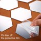 thumbnail image 4 of 6/12 Uds pegatinas de espejo de pared 3D autoadhesivas DIY forma hexagonal azulejos acrílicos pegatina decoración del hogar pegatina decorativa artística de pared, 4 of 5