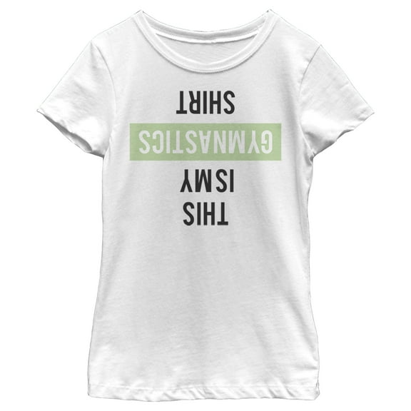 Girl's Lost Gods This is my Gymnastics Fashion  Graphic Tee White Small