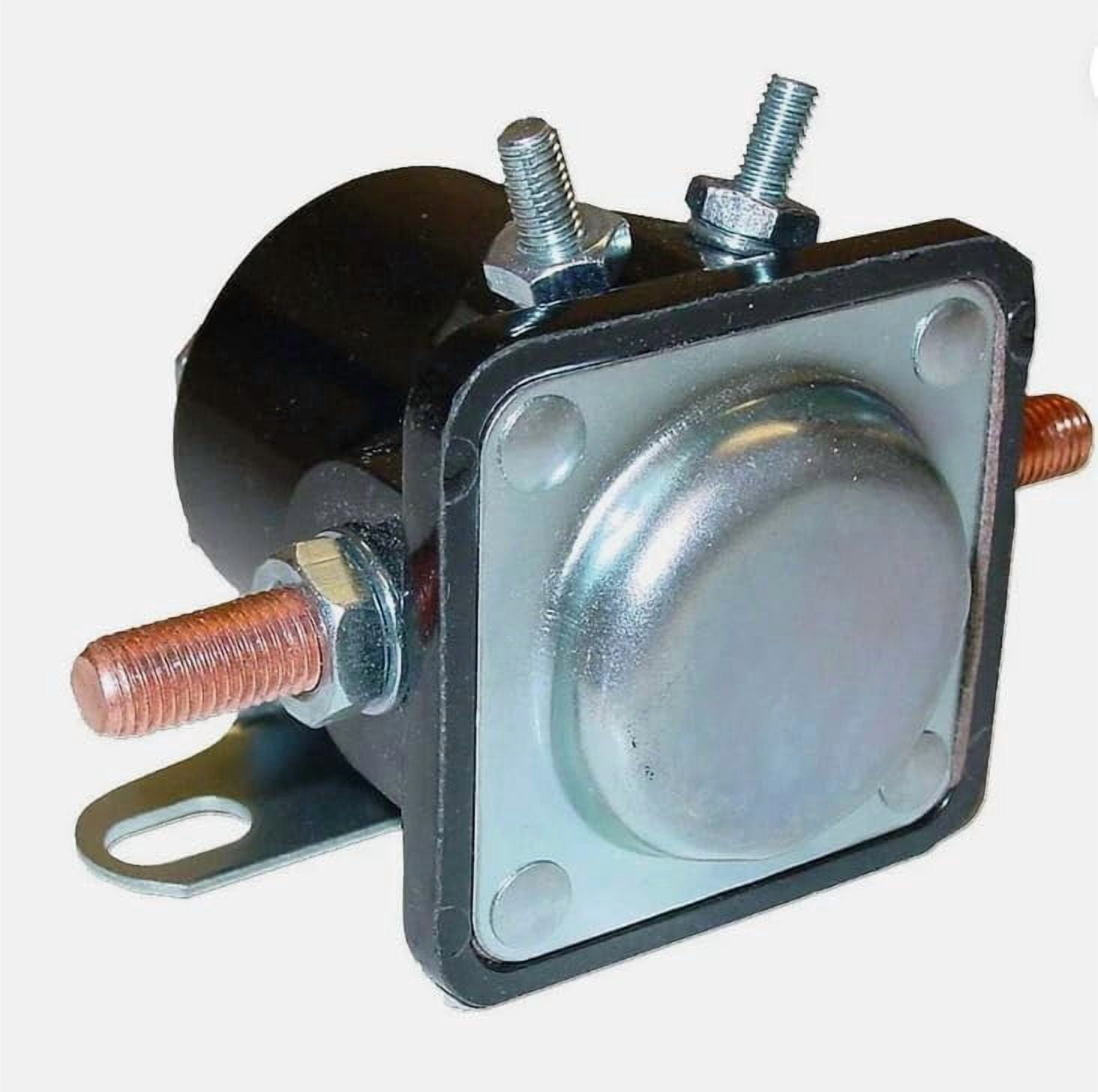 Starter Solenoid Relay 12V FDS282 | Fits Ford Tractor Models | Heavy Duty Zinc-Plated Steel | Hot Rod Starter Solenoid Replacement