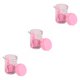 thumbnail image 1 of Toystoory 7 unids/set tazas medidoras con cucharas utensilios de cocina cucharas accesorios panadería profesional para de medición rosa Type1 NO1 Toystoory CBP032469, 1 of 6