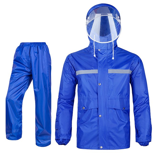 GYUJNB Unisex Raincoat Set | Outdoor Rainforest Reflective Stripe Rain Gear | Separated Suit For Heavy Rain