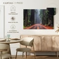 thumbnail image 5 of Elephant Stock Road To A Redwood Forest Wall Art - Horizontal Canvas Wall Art - Living Room Wall Decor - Transportation Canvas - Orange And Brown Decor - 36" x 24", 5 of 8