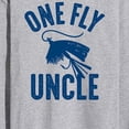 thumbnail image 3 of Instant Message - One Fly Uncle - Men's Long Sleeve T-Shirt, 3 of 6