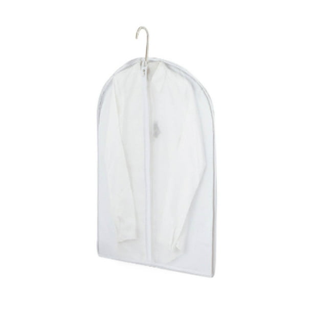 Fiudx Bolsas Transparentes para Ropa, Funda para Traje con Cremallera de Fácil Acceso, Almacenamiento de Ropa Que Ahorra Espacio, Diseño Semitransparente para Una Rápida Recuperación, Uso Diario En C