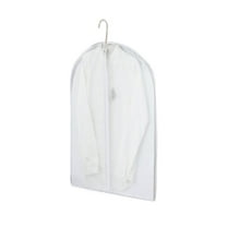 AYktou Translucent Garment Bags with Zipper,Dust Proof Clothes Covers for Closet Storage Travel Garment Bag Garment Cover for Hanging Clothes,Suits,Dresses,Costumes,60*70cm