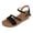 Black, variant on Wedge Sandals for Women Ankle Strap Open Toe Heels Classic Summer Platform Espadrilles Ladies Summer Beach Shoes Brown Size 6