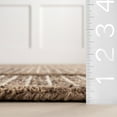 thumbnail image 3 of nuLOOM Emaline Geometric Wool Area Rug, 9' 6" x 13' 6", Brown, 3 of 9
