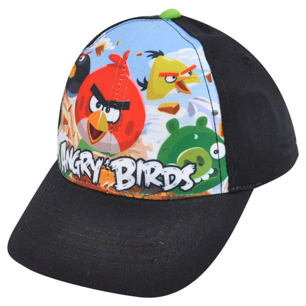 Angry Birds Group Crew Shot Cartoon Video Game Youth Boys 2-7 Snapback Hat  Cap 