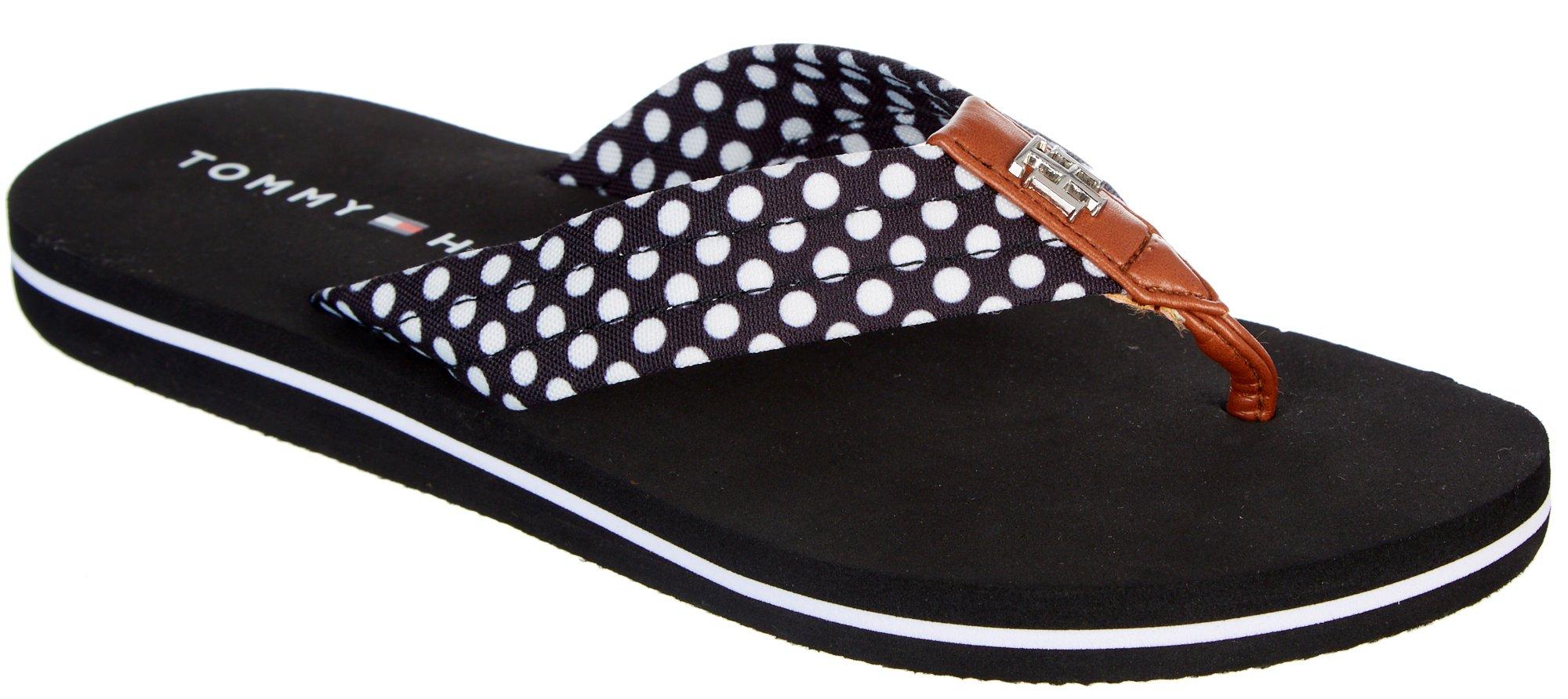 womens flip flops tommy hilfiger