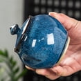 thumbnail image 4 of Urn Pet Death Home Burial Cinerary Ashes Memorial Cat Dog Paradise Animal Put At Home Coffin Ceramic Cremation, 4 of 8