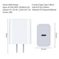 thumbnail image 3 of USB C Block,HAOANO 2PACK 20W PD Type C Wall Charger Block USB Charger Adapter Plug USB C Brick Power Delivery Android Fast Charger Block Phone Charger with 2PACK Usbc Charging Cable 6ft, 3 of 9